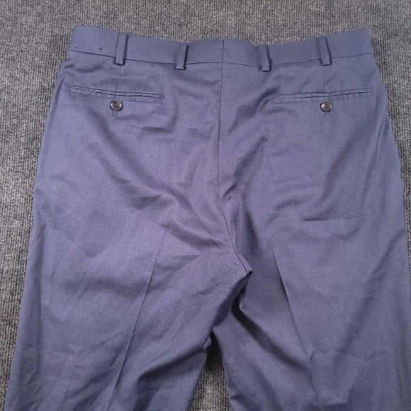 Brooks Brothers Reda Flexo Regent Fit Dress Pants Mens 36x32 Blue BrooksFlex - Picture 14 of 14